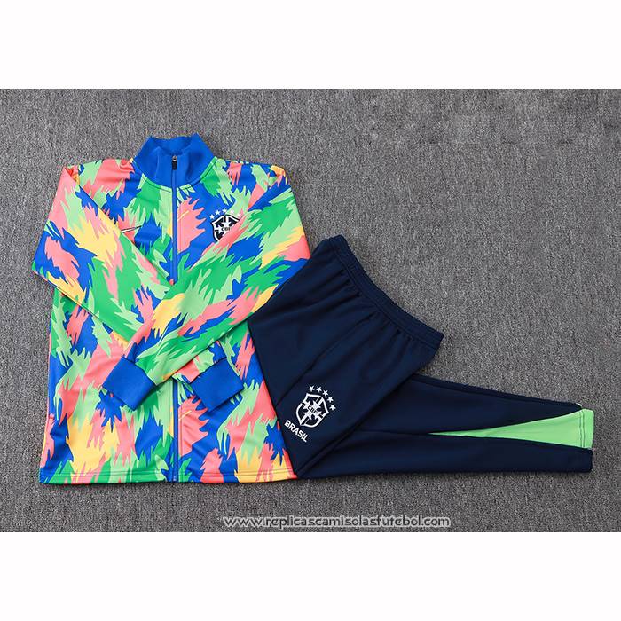 Jaqueta de Treinamento Brasil 2025-2026 Multicolor